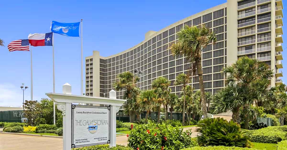 The Galvestonian Galveston Condo Vacation Rental On the Beach